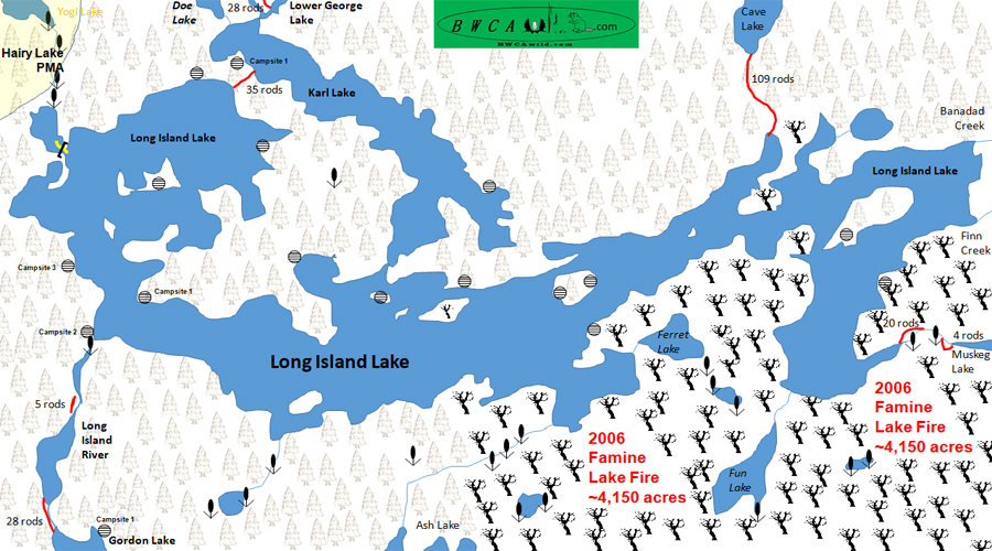 Karl Lake Simple Map